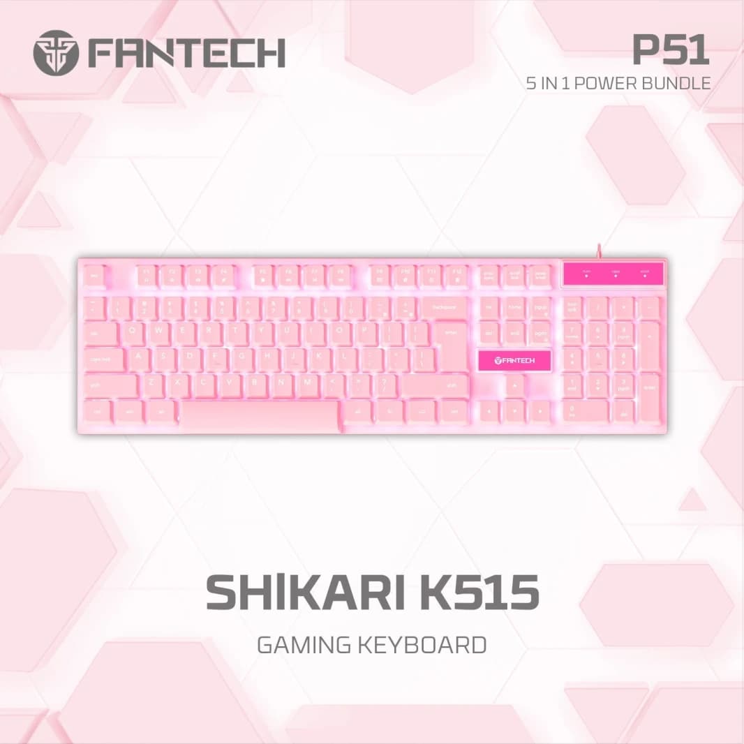 Fantech P51 Power Bundle Gaming Keyboard and Mouse