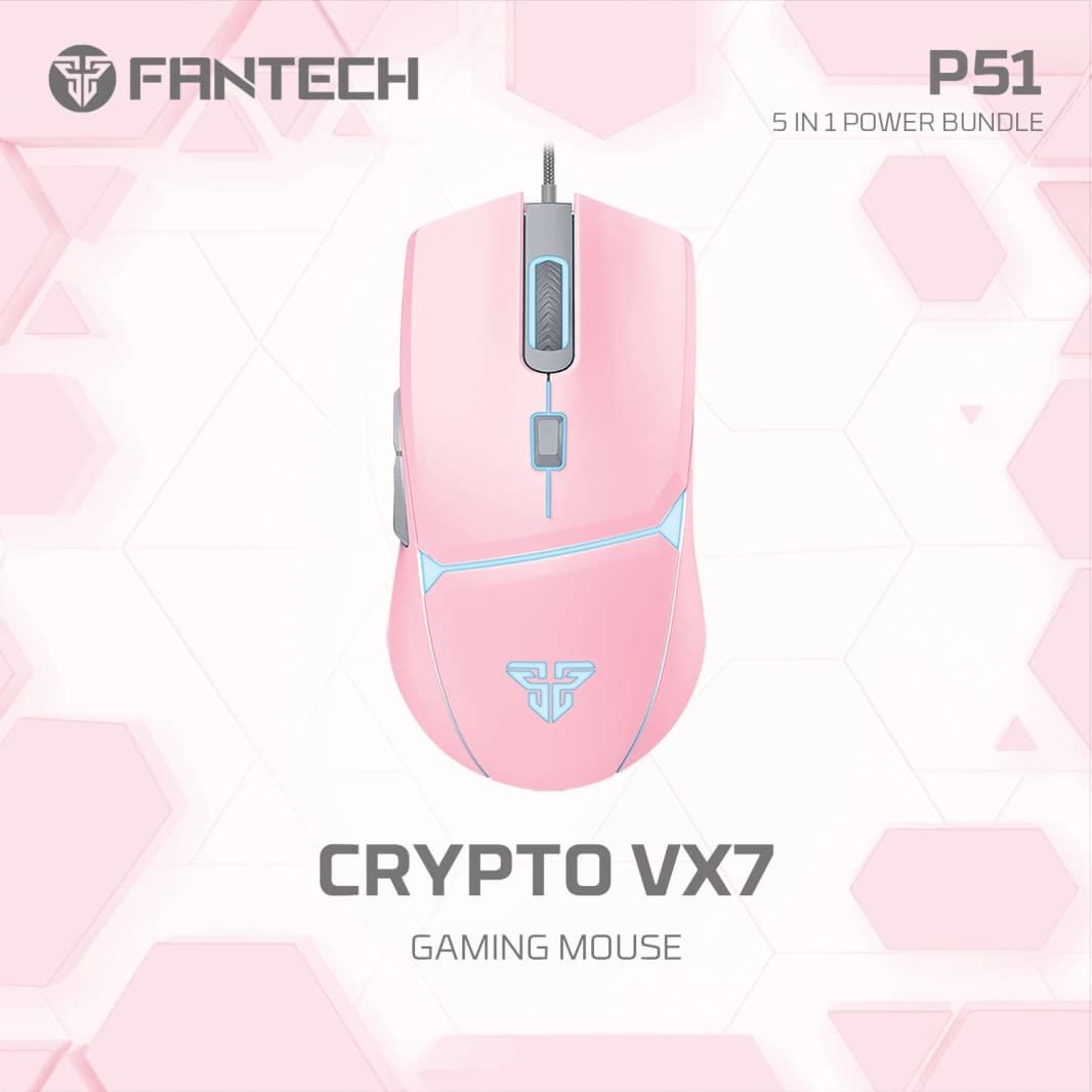 Fantech P51 Power Bundle Gaming Keyboard and Mouse