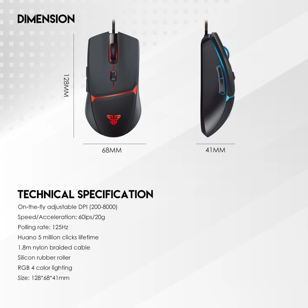 Fantech P51 Power Bundle Gaming Keyboard and Mouse