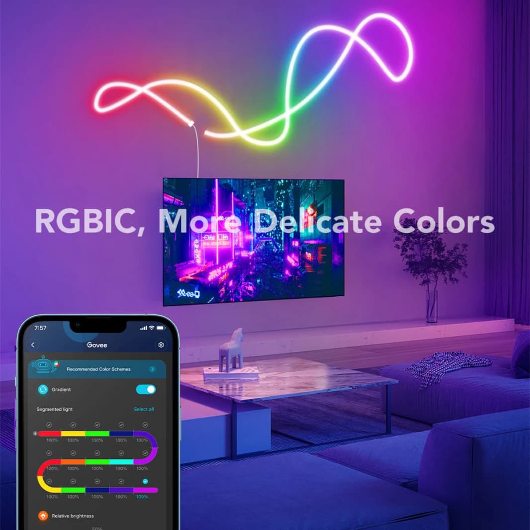 RGB Smart IC USB Neon LED Strip Lights