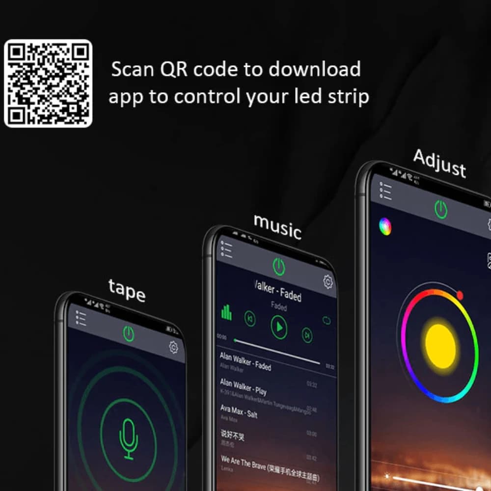 RGB LED Strip Light 5050 with App Control