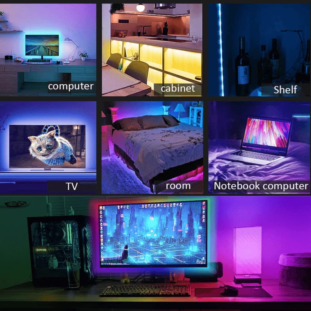 RGB LED Strip Light 5050 with App Control