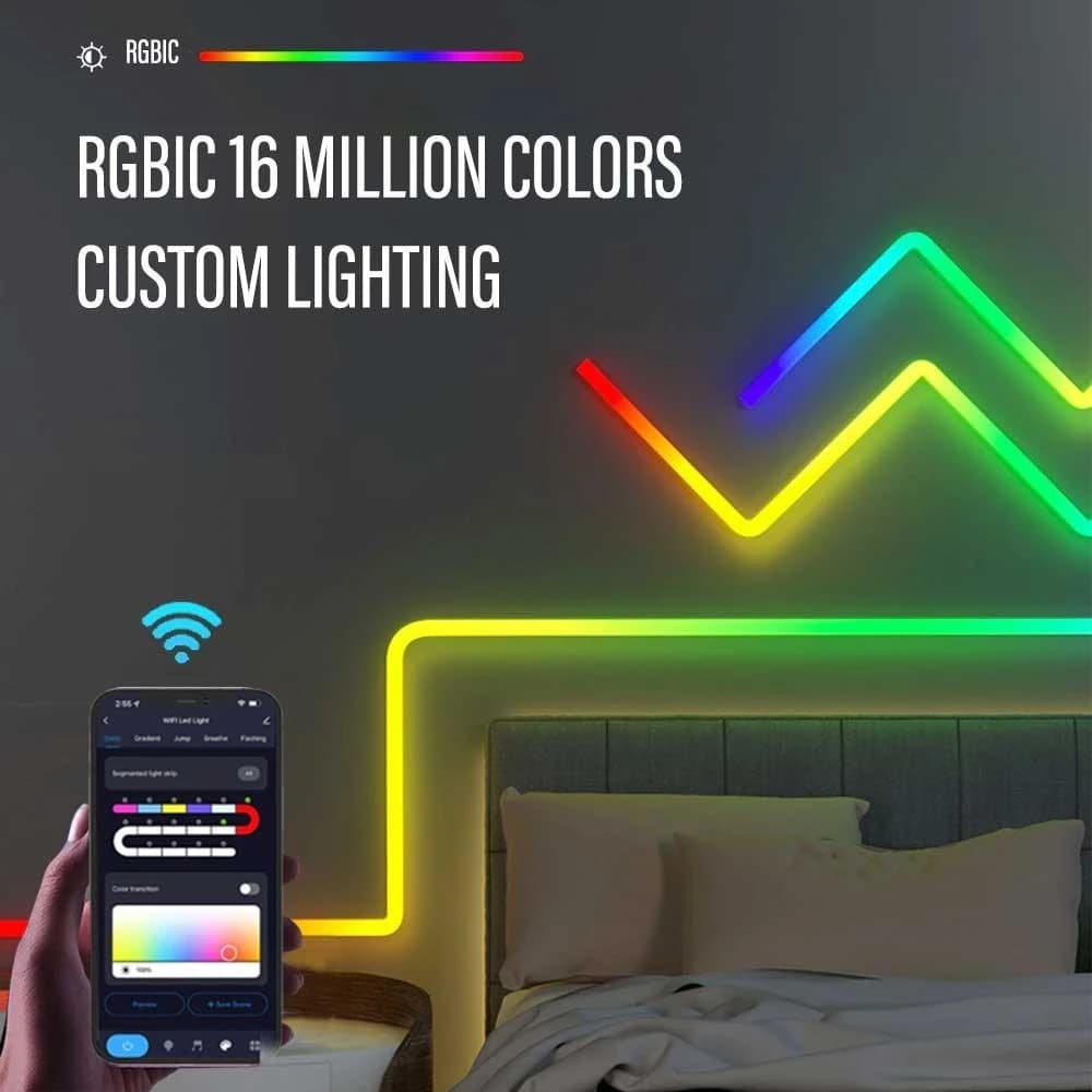 RGBIC LED Smart Wall Lamp Light