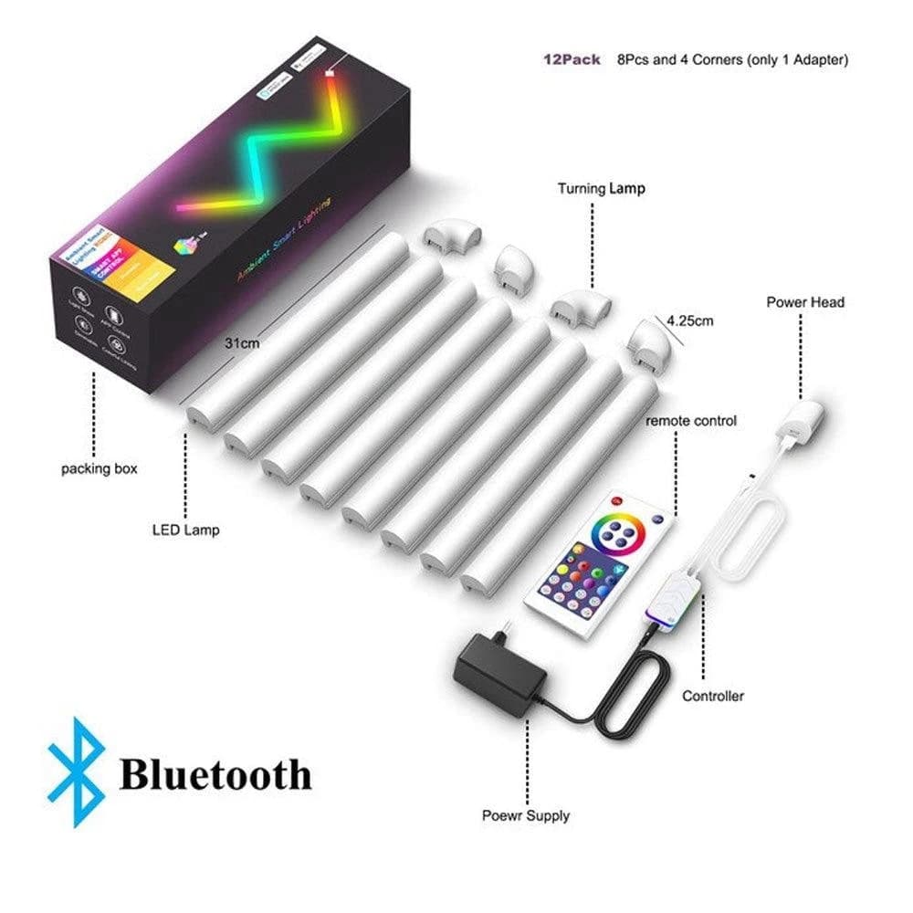 RGBIC LED Smart Wall Lamp Light