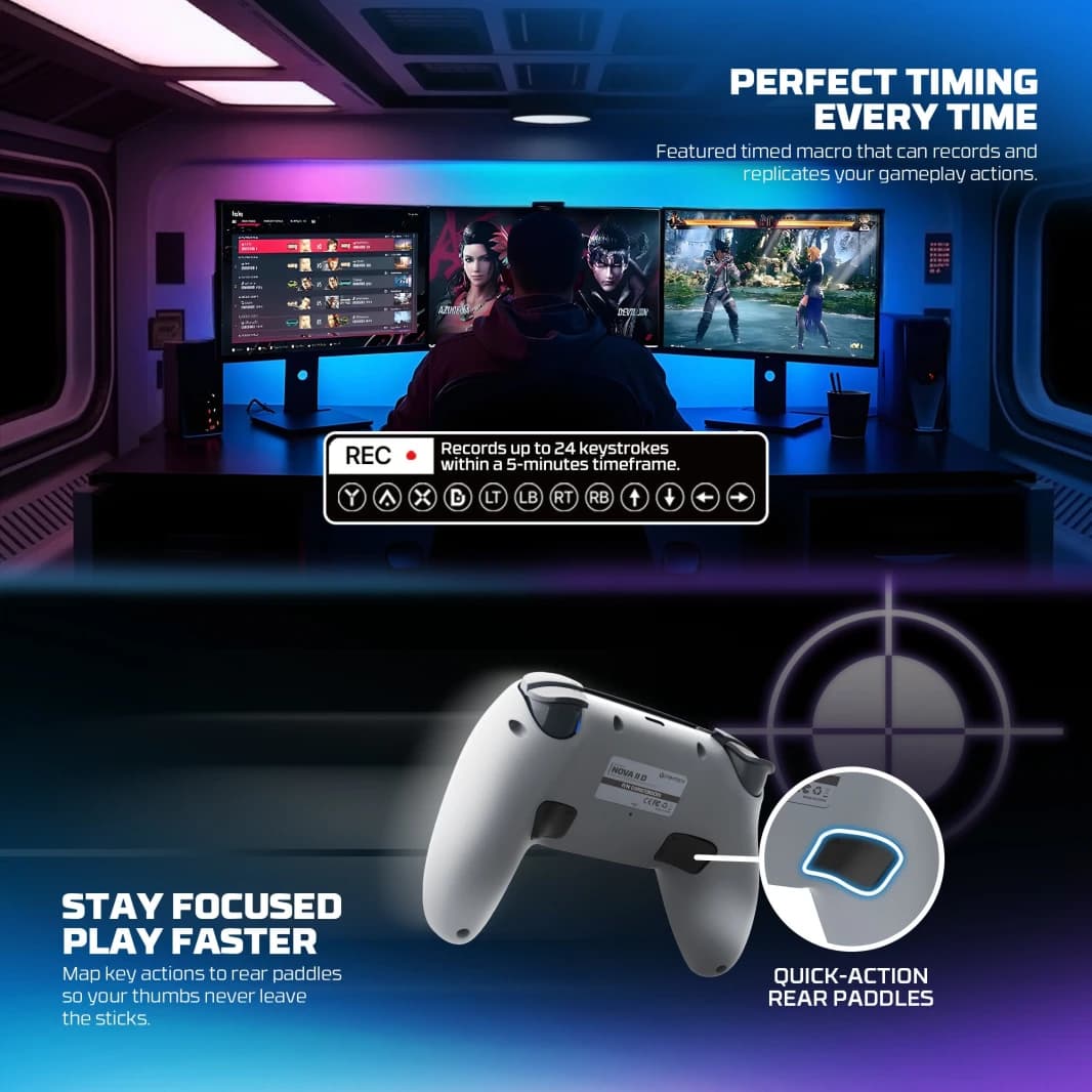Fantech NOVA II D WGP16D Controller Hall Effect (PS5)