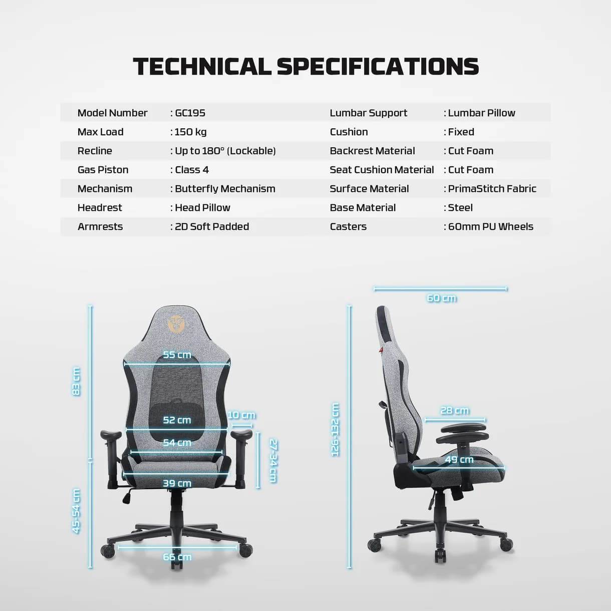 FANTECH GC195 Gaming Chair