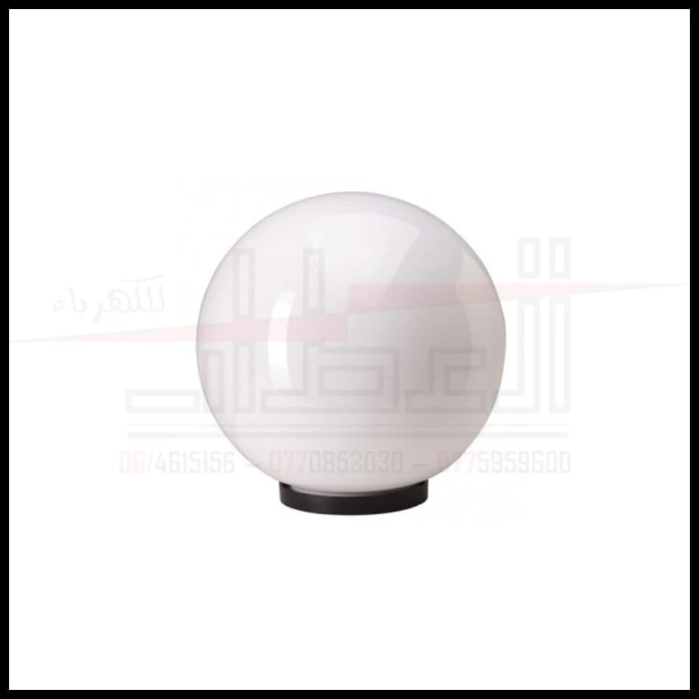 Plastic Globe on Fence with Base
