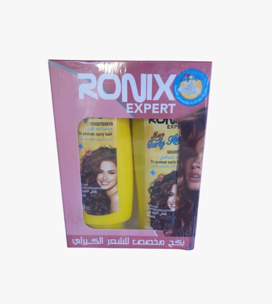 Ronix Expert Shampoo and Conditioner for Curly Hair Specially Designed for Enhanced Curl Protection and Modern Style