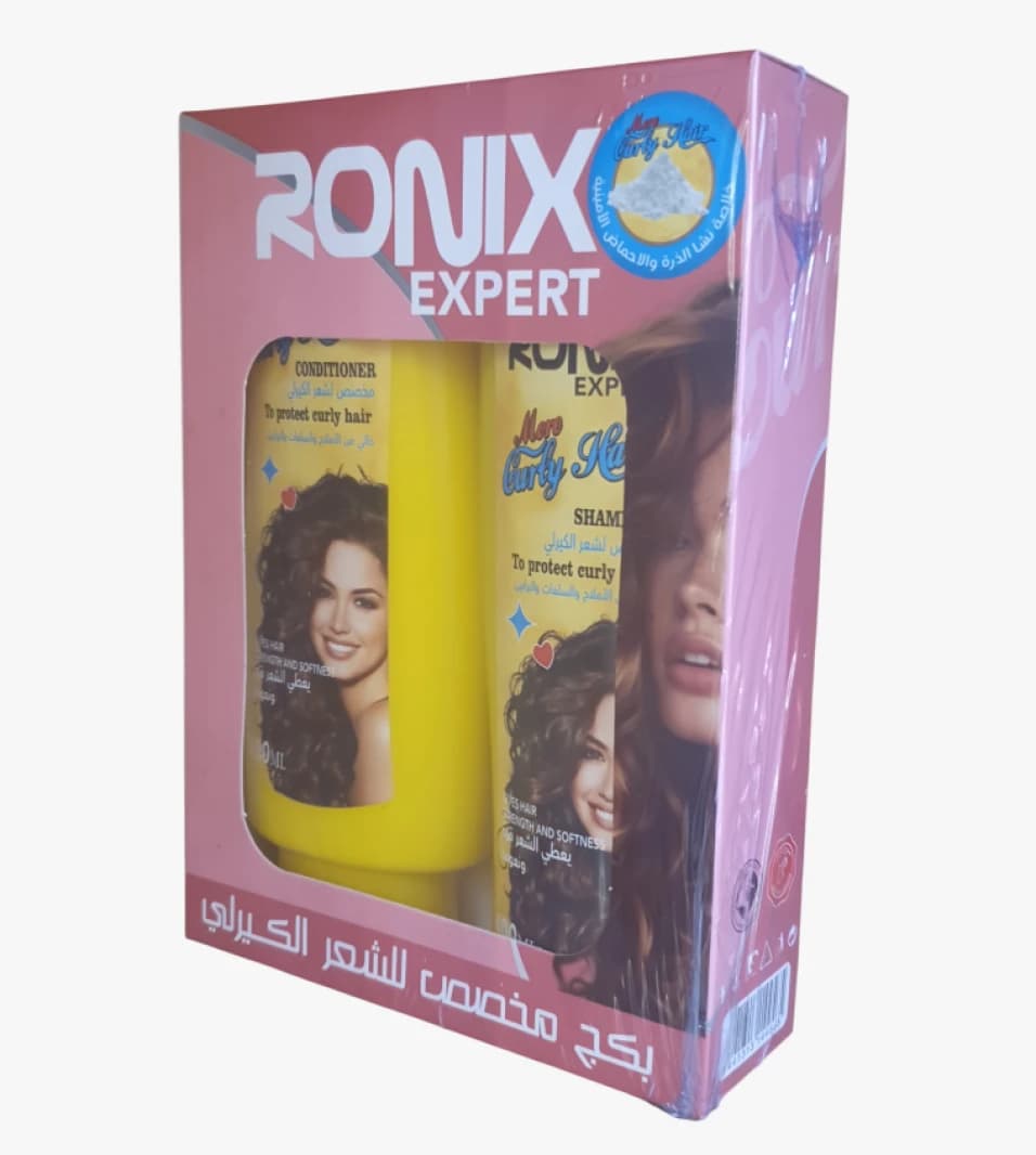Ronix Expert Shampoo and Conditioner for Curly Hair Specially Designed for Enhanced Curl Protection and Modern Style