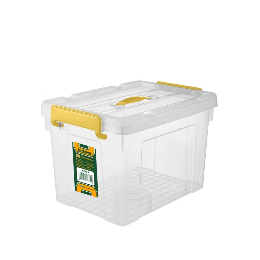 Durable Storage Box with Tight-Fit Lid 47L