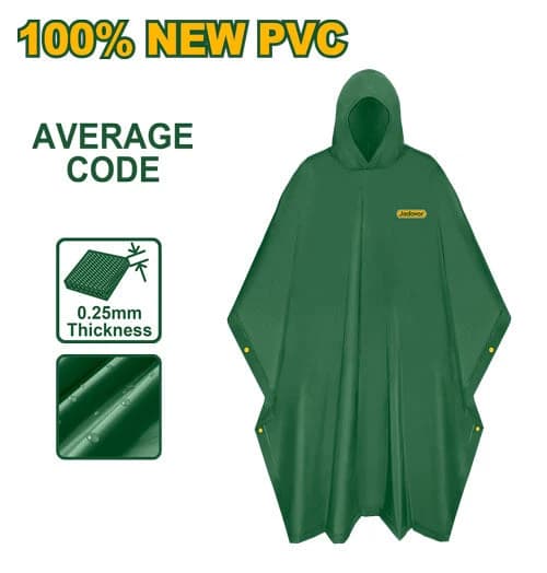 Jadever Waterproof PVC Raincoat