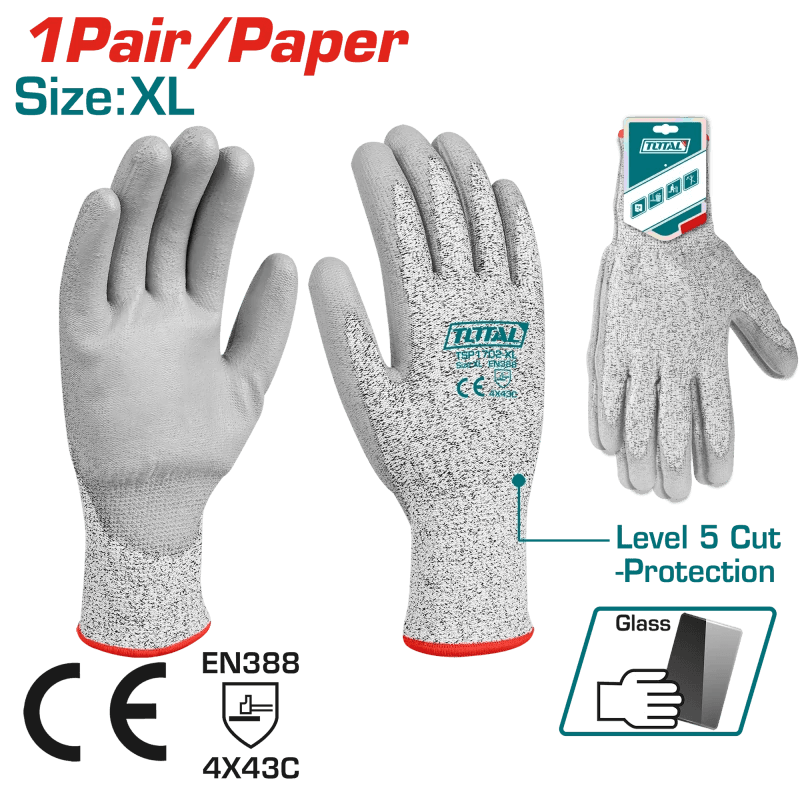 TOTAL Cut Resistant Gloves