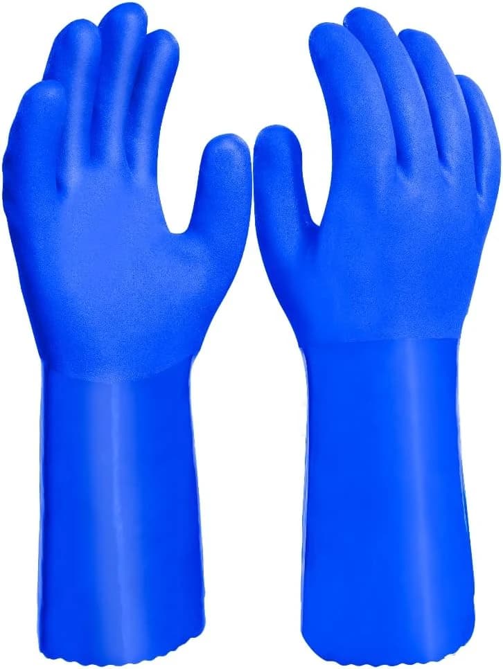 TOTAL Industrial PVC Gloves - Waterproof and Abrasion Resistant