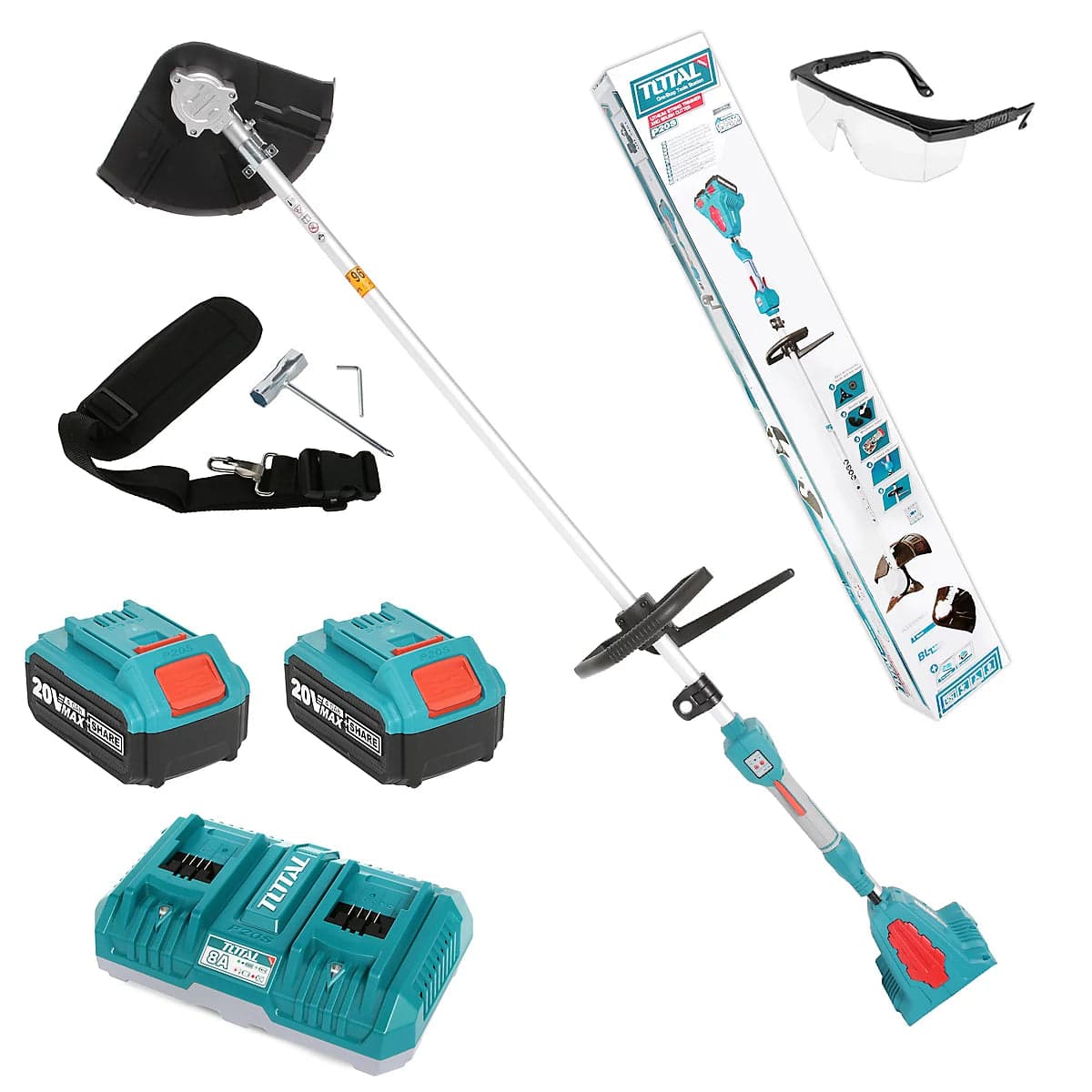 Total Li-Ion 40V Cordless String Trimmer & Bush Cutter