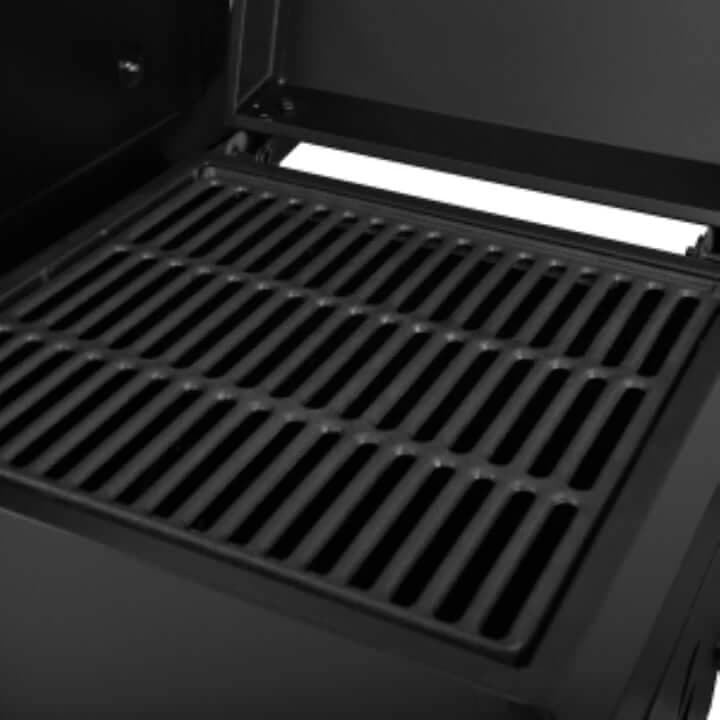 3-Burner Gas & Charcoal Combo Grill with Offset Smoker