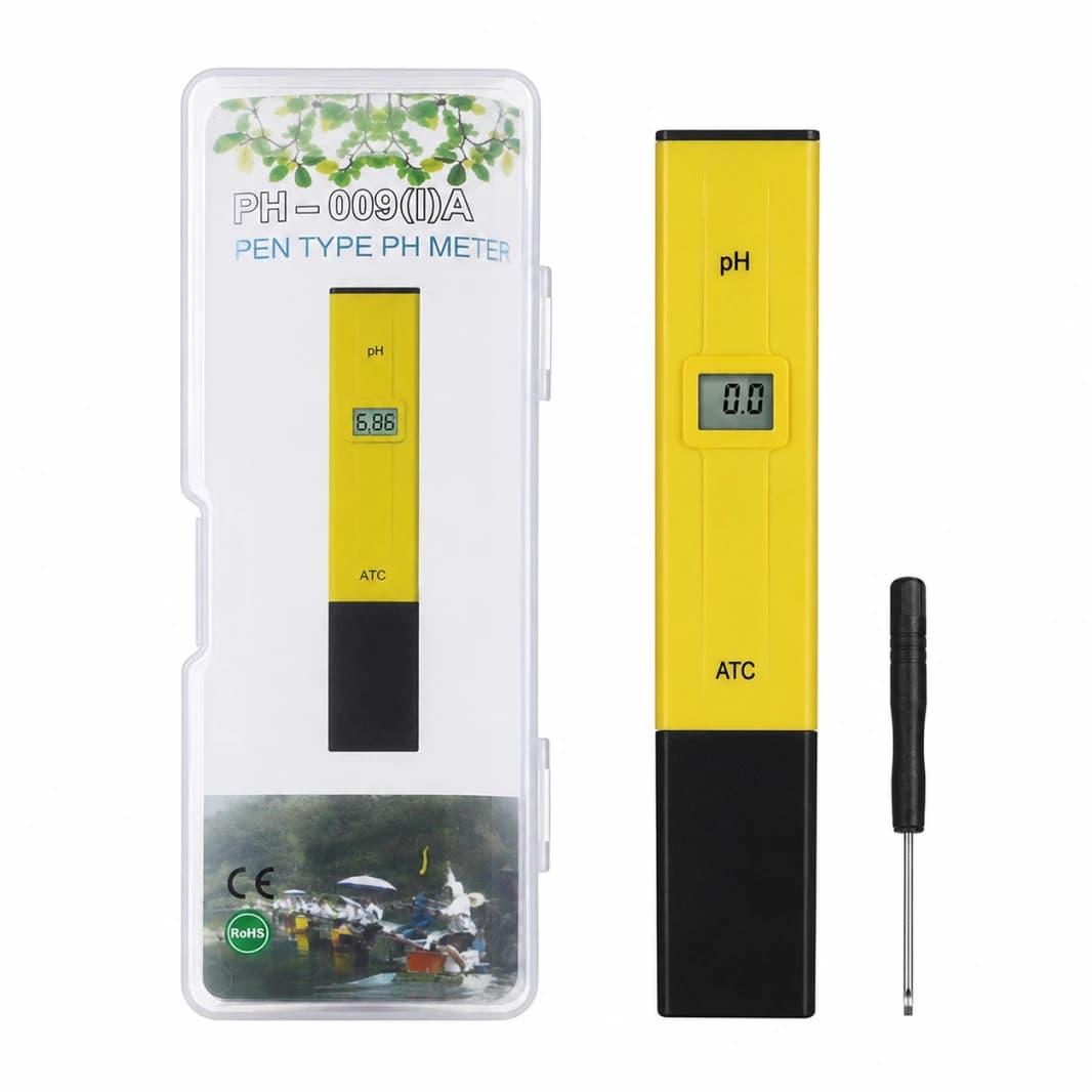 Digital pH Meter with Automatic Calibration
