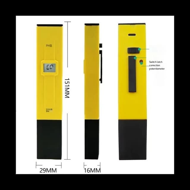 Digital pH Meter with Automatic Calibration