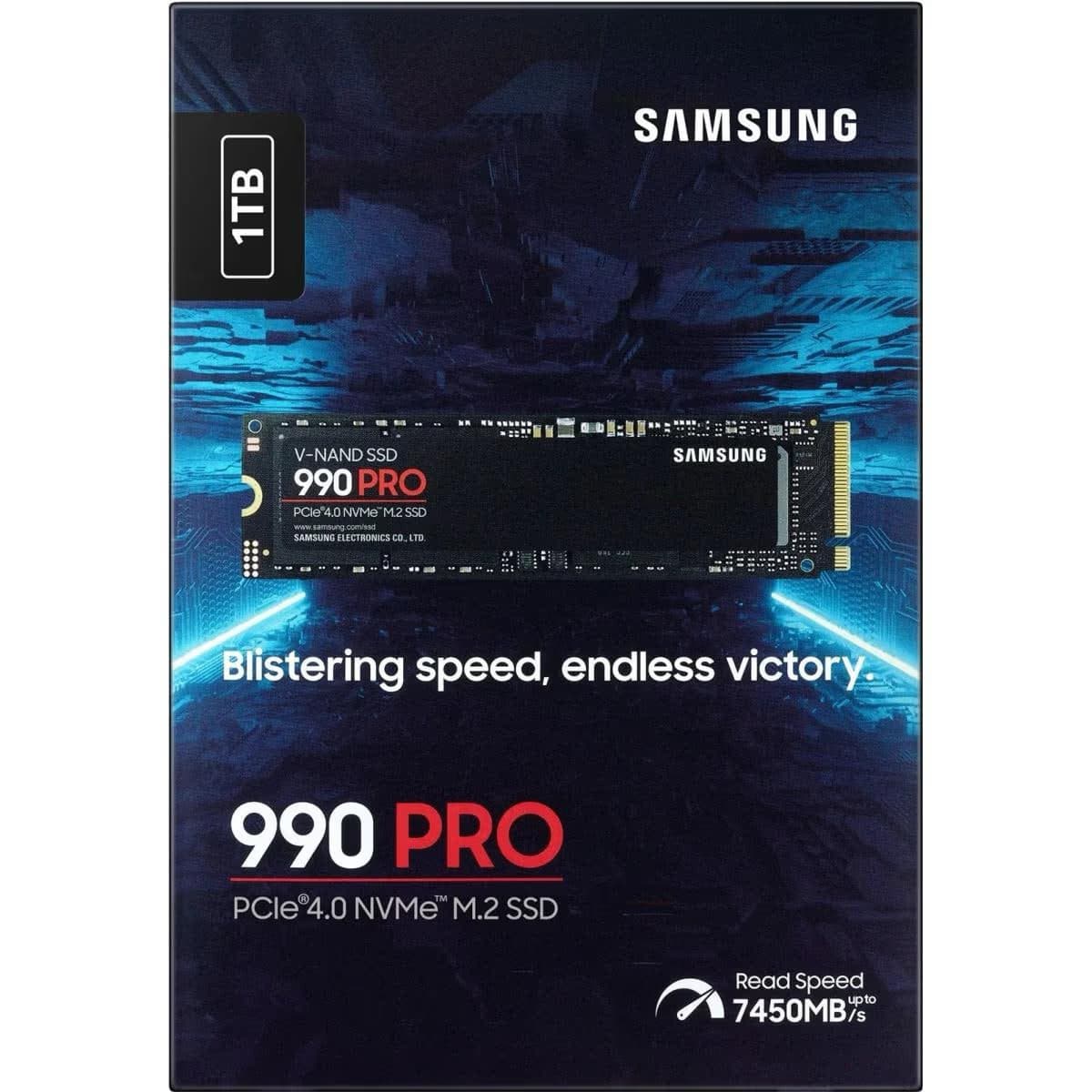 Samsung 990 PRO 1TB PCIe 4.0 NVMe M.2 SSD