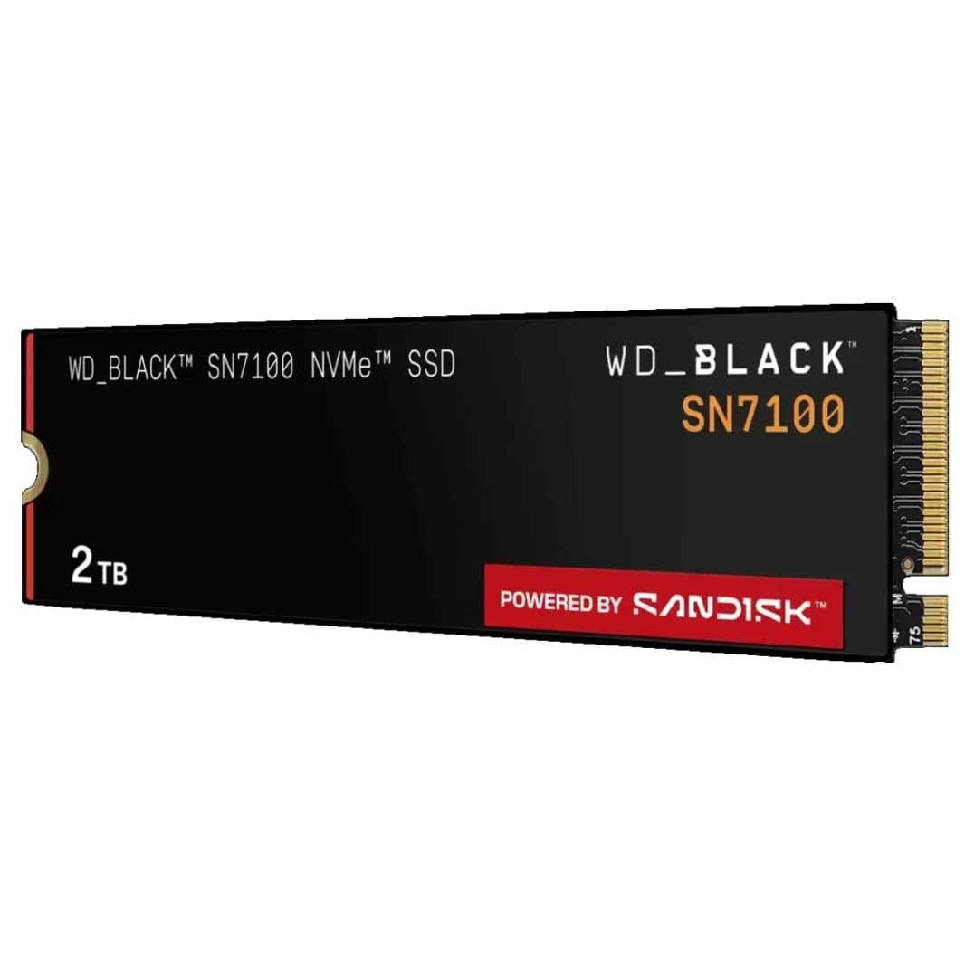 WD Black SN7100 2TB PCIe 4.0 NVMe M.2 SSD - Sequential 7250/6900 MB/s