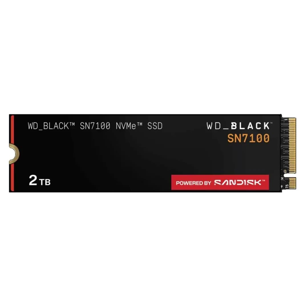 WD Black SN7100 2TB PCIe 4.0 NVMe M.2 SSD - Sequential 7250/6900 MB/s
