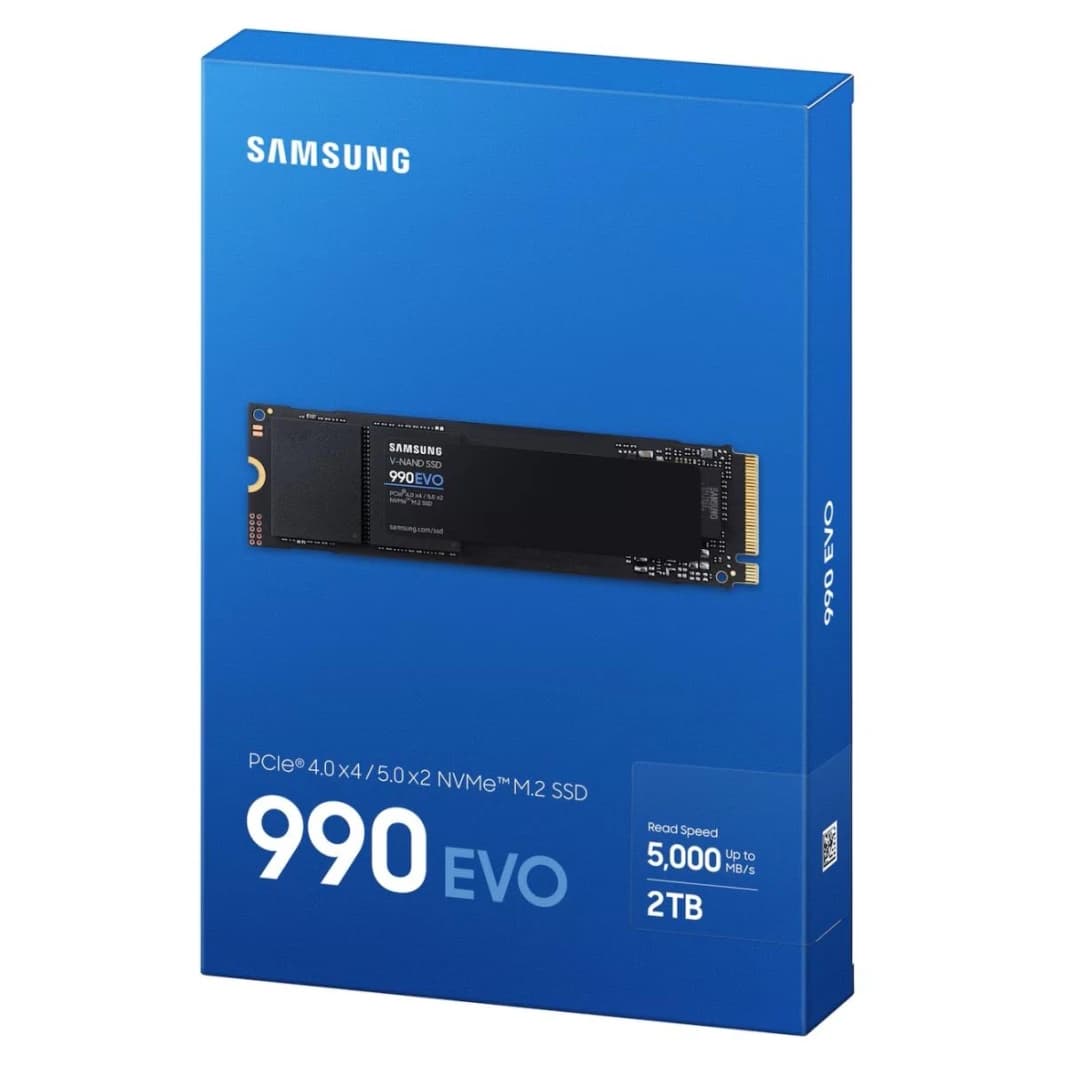 Samsung 990 EVO 2TB PCIe 4.0 NVMe M.2 SSD with V-NAND TLC Memory
