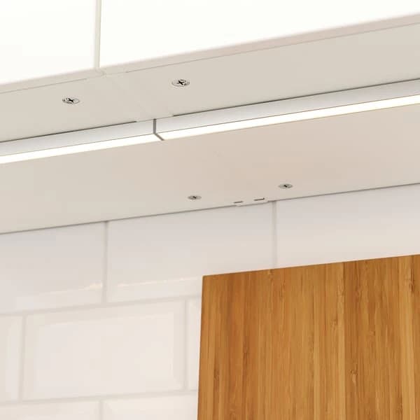 شريط إضاءة LED لسطح عمل المطبخ، أبيض قابل للتعتيم، 60 سم
