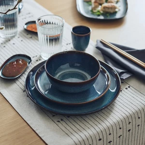 Side plate, dark grey, 20 cm