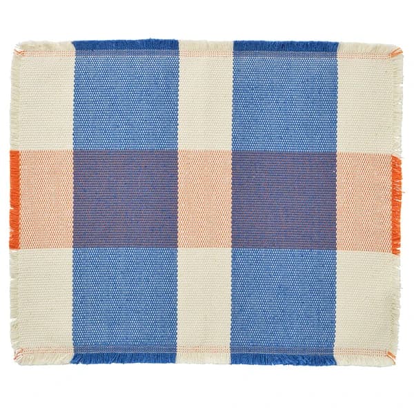 مفرش طاولة منقوش متعدد الألوان، 45x35 سم