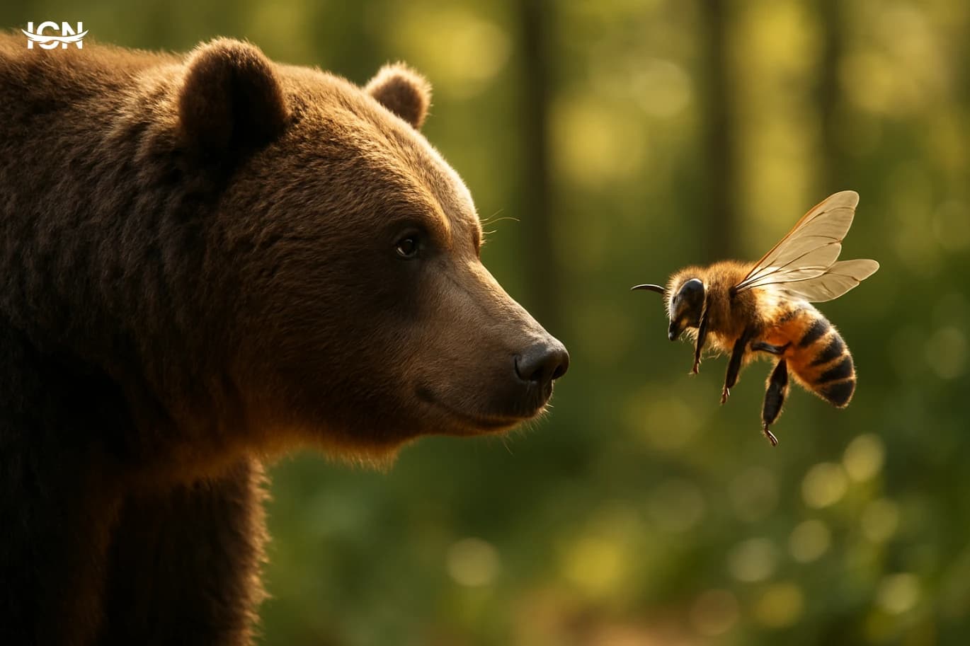 The Bear and the Brave Bee