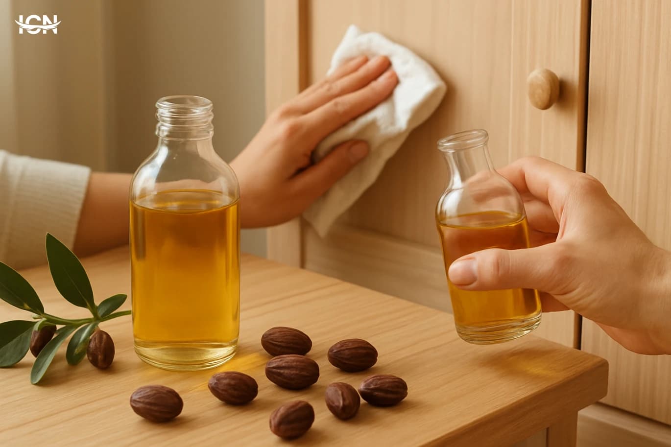 زيت الجوجوبا لمهام منزلية عملية