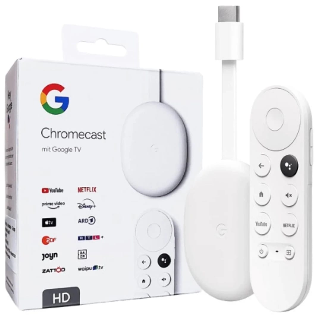 chromecast with Google TV (HD) Streaming Stick Entertainment على تلفزيونك مع أفلام البحث الصوتي وعروضها والتلفزيون المباشر في 1080 بكسل HD - الثلج