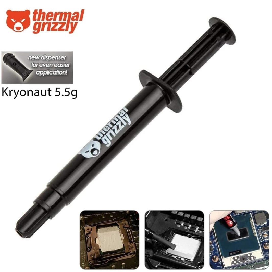 Thermal Grizzly Kryonaut High Performance Thermal Paste For Processors, Graphics Cards & Consoles -5.55 Gram