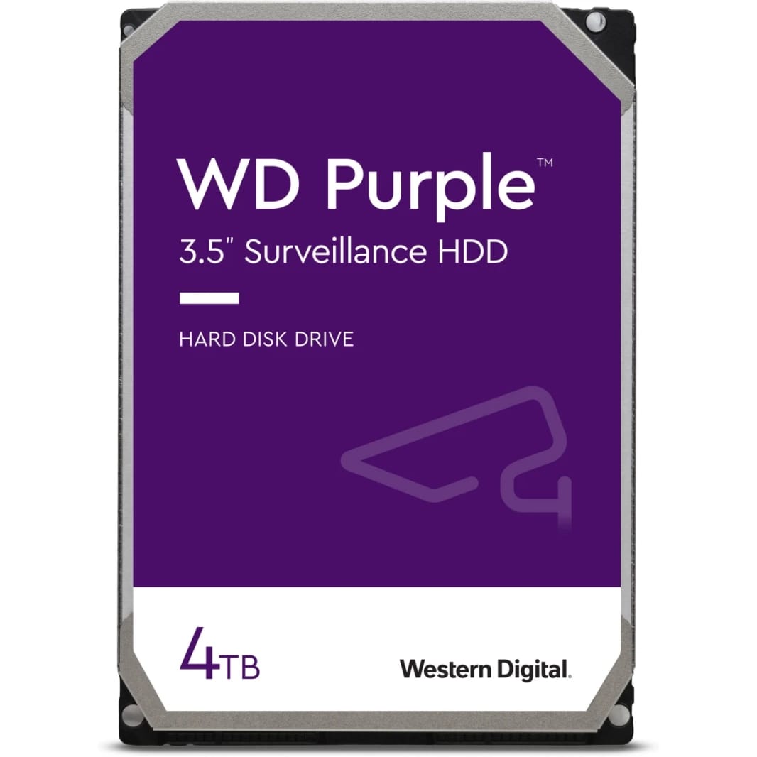 Western Digital 4TB WD Purple Surveillance Internal HDD 256 MB Cache