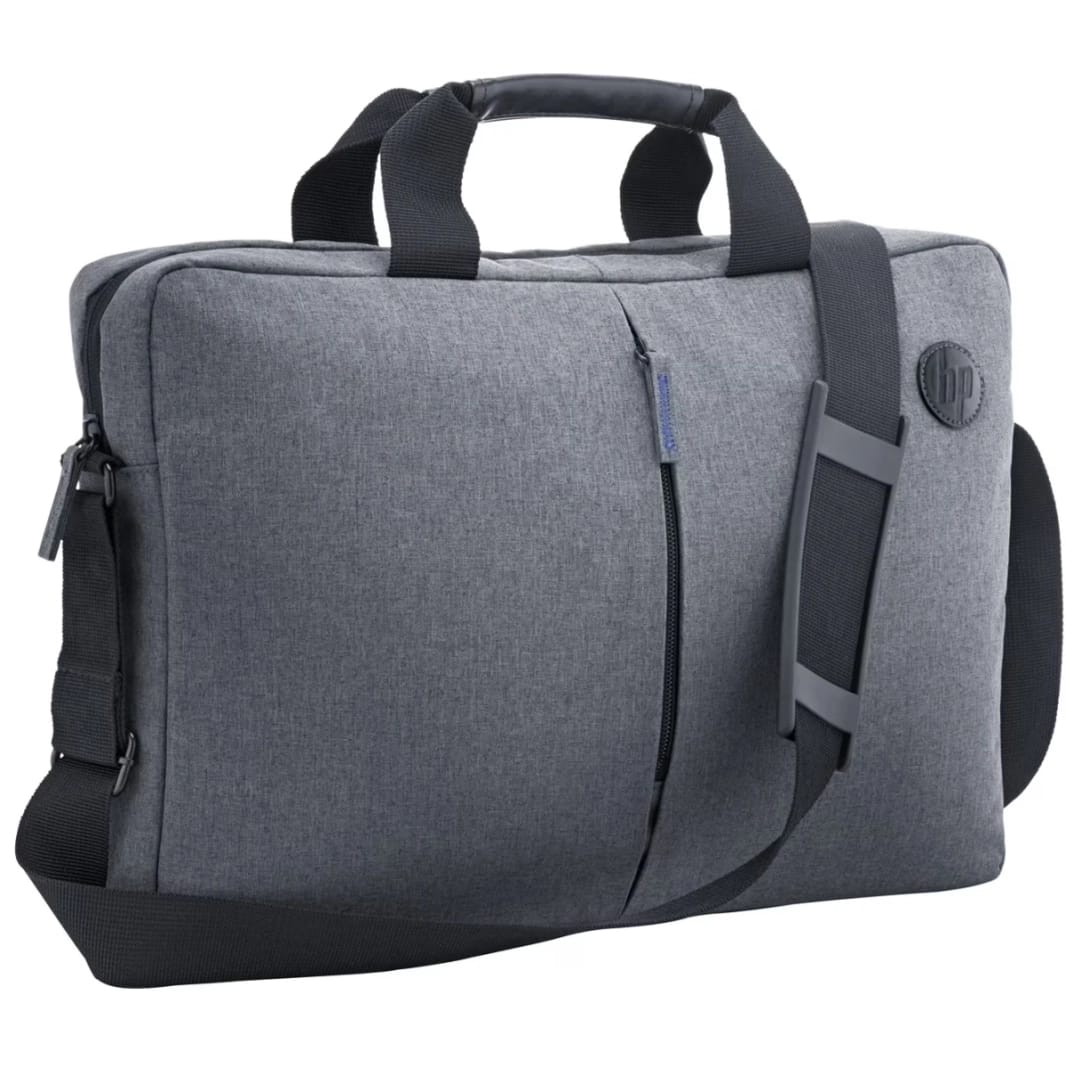 HP Essential 15.6 Inch (39.6 cm) Grey TopLoad Briefcase Messenger Bag for Laptop/Chromebook/Mac