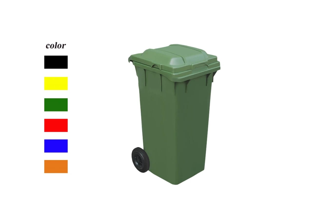 Plastic Garbage Waste Bin 120 Litre