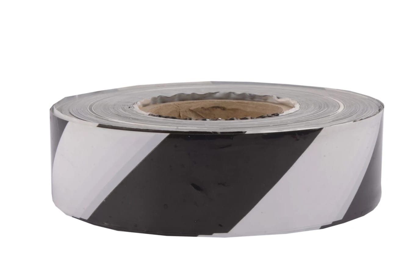 Warning Tape Black/White 500m