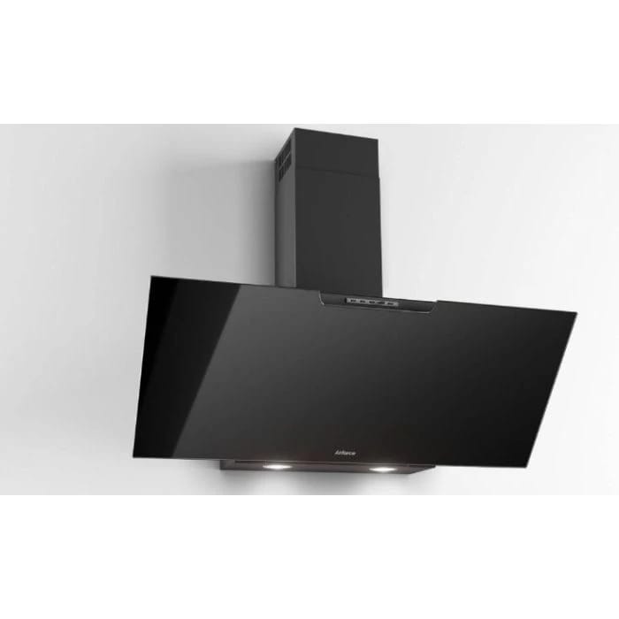 CCF 2129504 Airfos Hood, Suction Power 800 Cubic Meters, Black, Italian Secret
