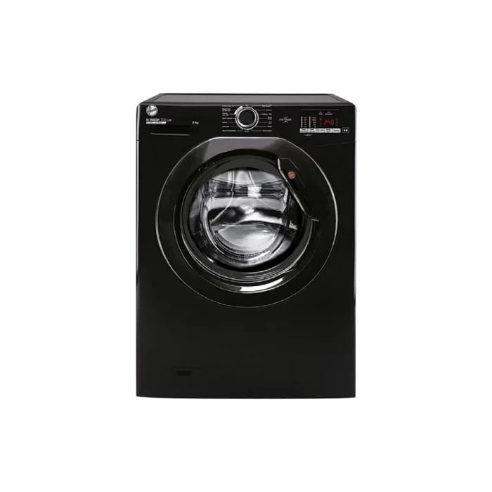 H3W 482DBBE-80 A+++غسالة هوفر 8 ك 1400 دورة 16 برنامج اسود