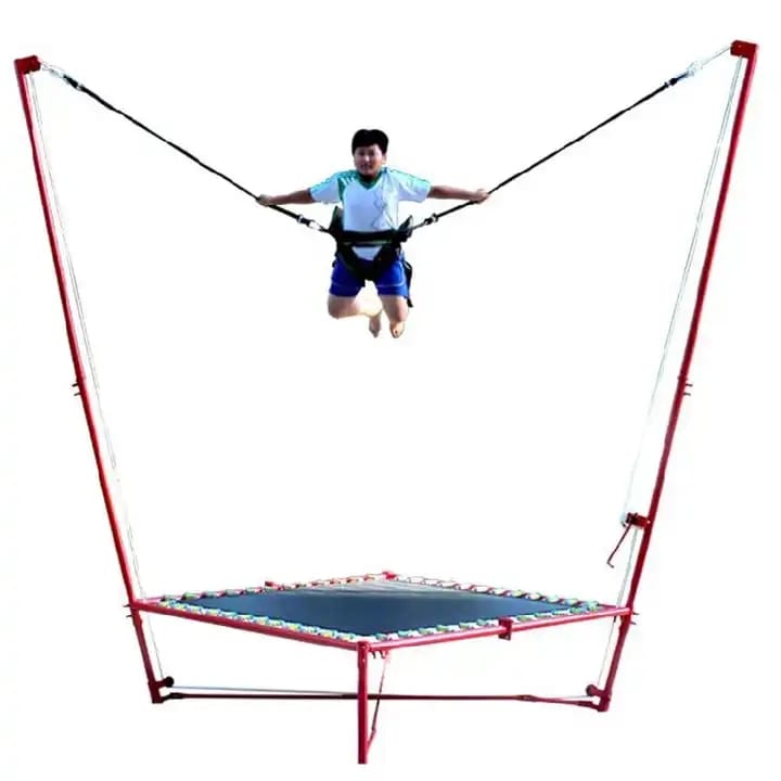 Trampoline with swing