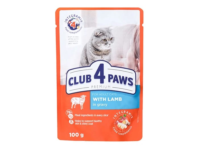 Club 4 paws with lamb  - /100g