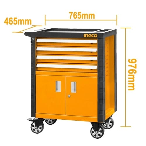 Roller cabinet With 4 pcs drawers