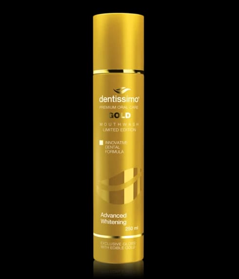 Dentissimo MOUTHWASH GOLD ADVANCED WHITENING