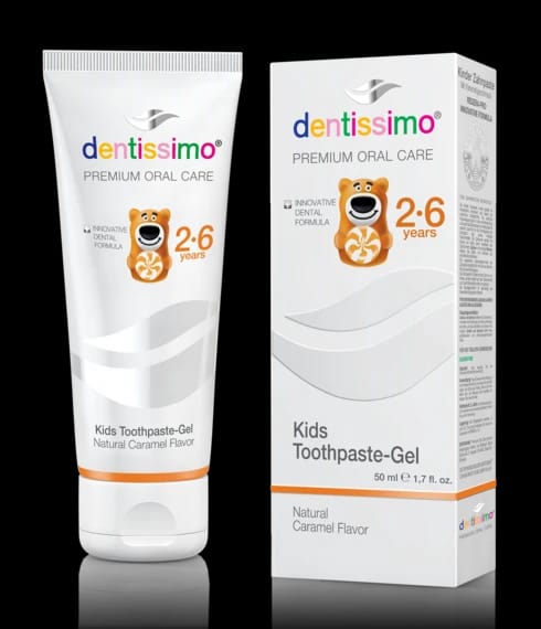 Dentissimo معجون أسنان جل للأطفال من عمر 2 إلى 6 سنوات