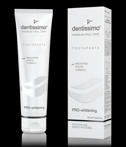 Dentissimo معجون الأسنان المعزز للتبييض