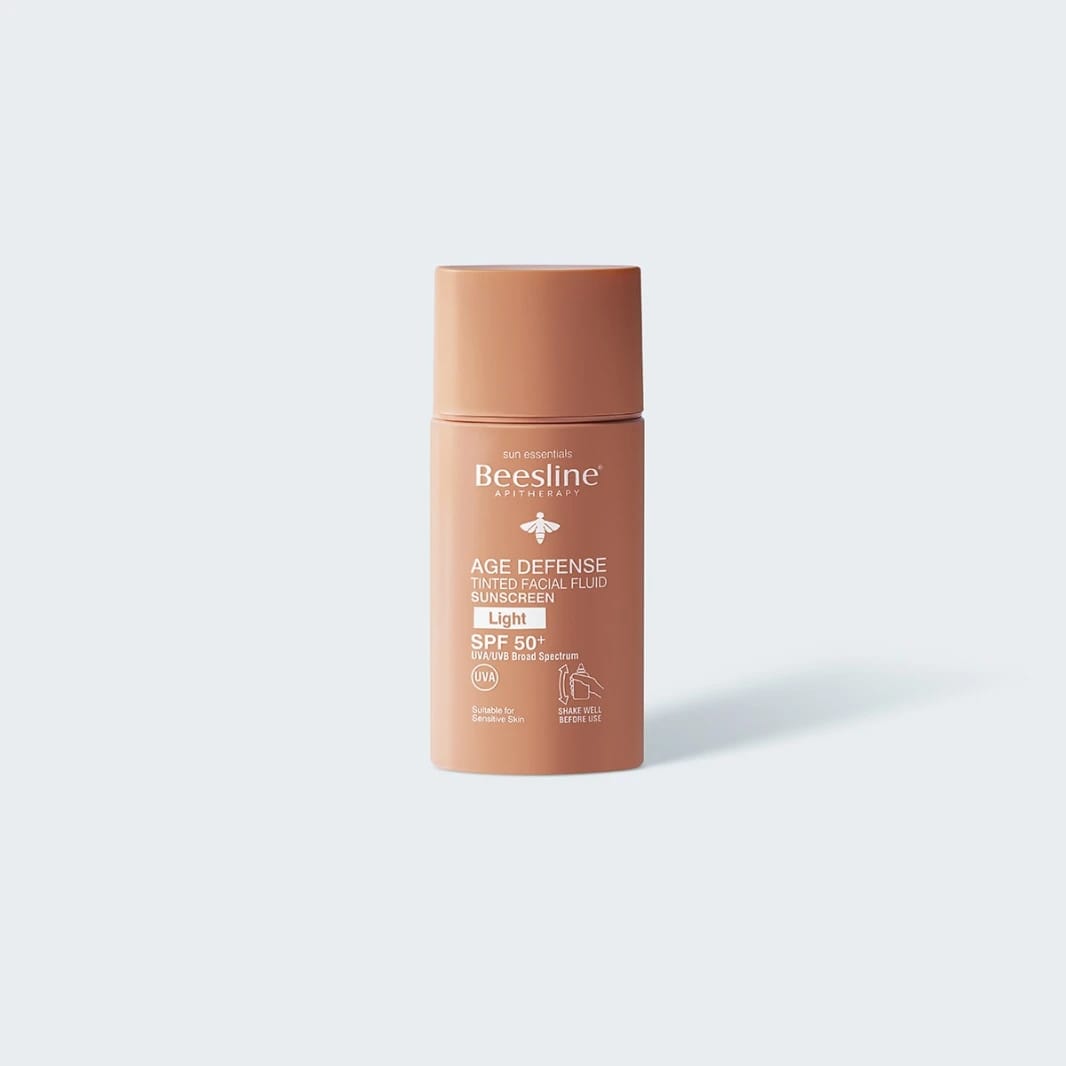 Beesline سائل ملون للوجه مضاد لأشعة الشمس SPF50+ - فاتح