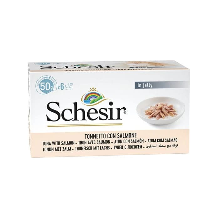 Schesir Tuna With Salmon in jelly 6x50g in can