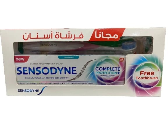 Sensodyne complete protection fresh breath TP + free Sensodyne TB medium