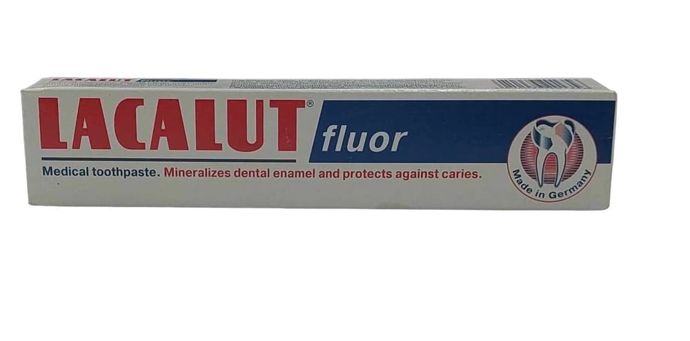 LACALUT fluor Toothpaste.
