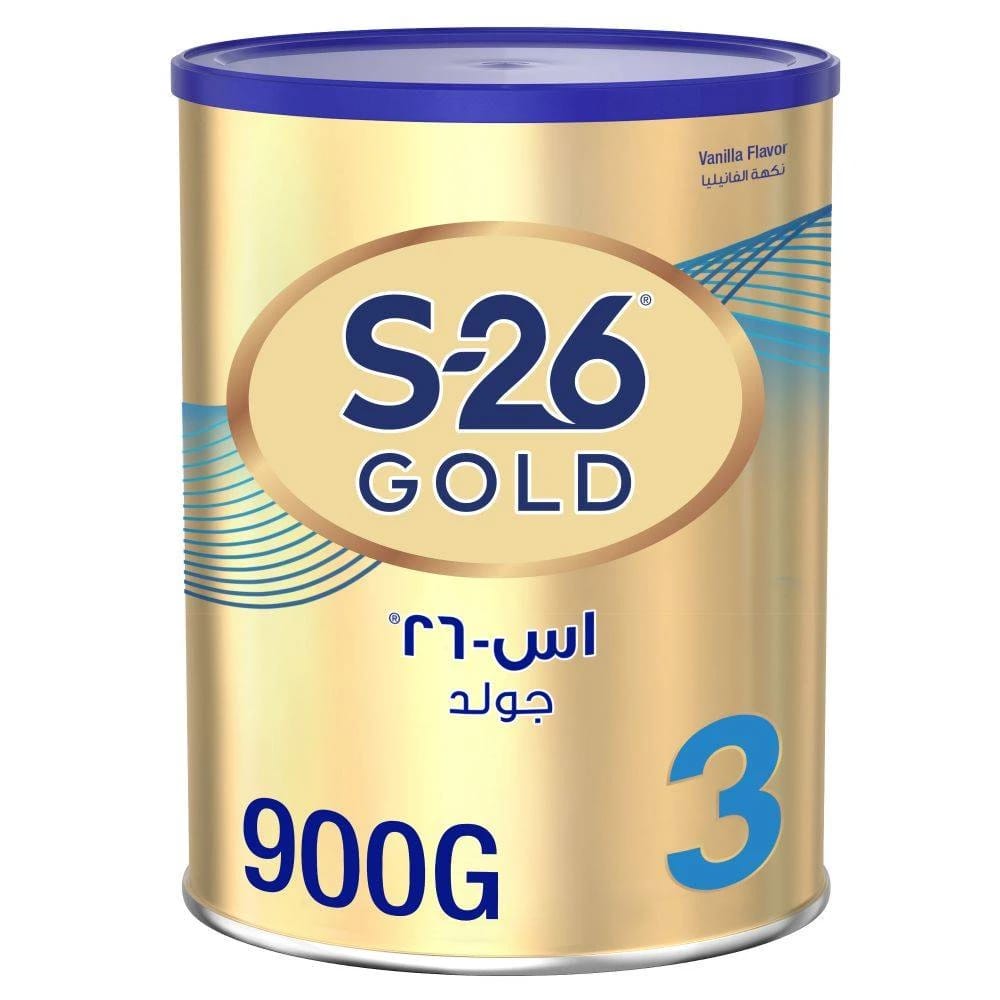 مسحوق حليب S26 جولد المرحلة 3، 900 جرام