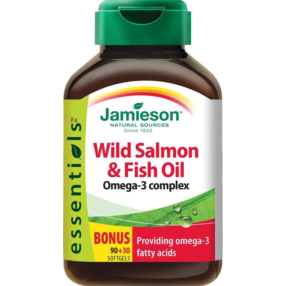 Jamieson Wild Salmon & Fish Oils Omega-3 Complex
